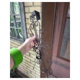 Arched Wall Mirror With Scroll Accent