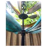 Metal Kinetic Garden Wind Spinner Stake