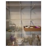 Mixed Lot of Glass Vases, Bowls & Candle Holders