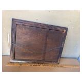 Vintage Framed Last Supper Religious Print Wood Frame 24 Inch Long