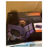 4 Pc Small Dog Pet Travel Set Carrier Car Seats Bed Mixed Condition