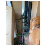 2 artificial trees incl. Rustic Alpine Artificial Christmas Tree on Metal Base Approx. 60 In