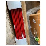 Red Over-the-Door Shoe Rack 10 Level Metal Organizer Open Box