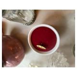 Vintage Vanity Decor Lot Glass Perfume Bottles Mirror Box Vase Jewelry