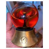 Vintage Perfume Factice Display Globe Figural Woman Amber Tester