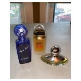 Lot 3 Designer Perfume Bottles Hanae Mori JPG Fragile Ellen Tracy