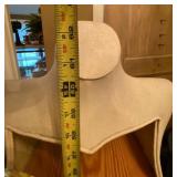 Dress Form Display Shelf Organizer on Stand Fabric Covered 62in Tall