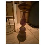 Decorative Glass Shelf Stand & Pedestal Candle Holder Set, Good
