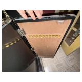 Painted Jewelry Armoire Cabinet w Mirror & Side Doors Klimt Style