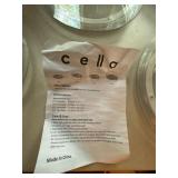 Cella 4 Pc Kitchen Turntable Set Clear Lazy Susan Organizers Nice