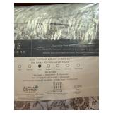 Home Reflections 1200TC Full Sheet Set Grey Vine Cotton Blend New