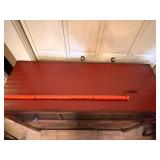 Pier 1 Imports Alston TV Stand Buffet Sideboard Cabinet Red Black