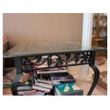 Grapevine Iron and Glass Coffee Table - Table Only