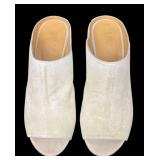 DB - Maison Margiela Painted Leather Mules - Metallic Beige - Size 37