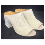 DB - Maison Margiela Painted Leather Mules - Metallic Beige - Size 37