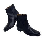 DB - Gravati Black Leather Ankle Boots - Size 7 1/2