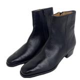 DB - Gravati Black Leather Ankle Boots - Size 7 1/2