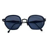 DB - Sabyasachi x Morgenthal Fredericks Prescription Sunglasses - Blue Frame, Mirrored Lenses