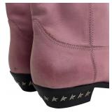 DB - Golden Goose Pink Leather Ankle Boots - Size 37 1/2