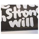 Comme Des Garcons Live Free With Strong Will Wallet