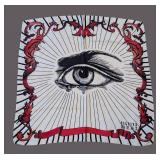 Silviya Neri Have an Eye on You Silk Scarf 25.5" Square