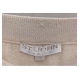 St. John Basics Cream Skirt Size 16