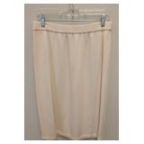 St. John Basics Cream Skirt Size 16