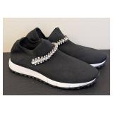 Jimmy Choo Verona Crystal Strap Sneakers Size 37