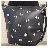 Disney X Coach Spooky Eyes Leather Crossbody Purse