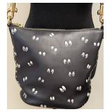 Disney X Coach Spooky Eyes Leather Crossbody Purse