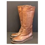 Vic Matie Brown Leather Boots Women