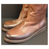 Vic Matie Brown Leather Boots Women