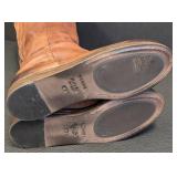 Vic Matie Brown Leather Boots Women