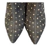 Kate Spade New York Starr Studded Suede Ankle Boots Size 7