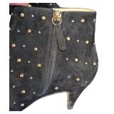 Kate Spade New York Starr Studded Suede Ankle Boots Size 7