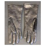 Coach Black Leather Cashmere Lined Women