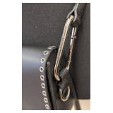 Isabel Marant Calibar Black Leather Messenger Bag