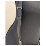 Isabel Marant Calibar Black Leather Messenger Bag