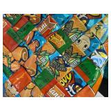 Recycled Candy Wrapper Woven Zipper Handbag