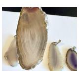 Sliced Agate Pendants (Lot of 10)