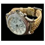 Ecclissi Sterling Silver Watch With Leather Band - New, Untested
