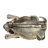 Northern Lights Studio Sterling Silver Lizard Brooch
