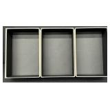 Yves Saint Laurent Rive Gauche Shoe Boxes (Lot of 3) - Decor, Reuse or Repurposing