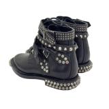 Saint Laurent Studded Boots Size 37.5 New Condition