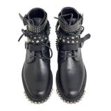 Saint Laurent Studded Boots Size 37.5 New Condition