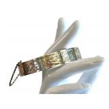 Vintage Forstner Sterling Etched Bracelet