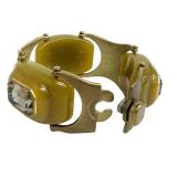 Vintage Fabrice Paris Panel Link Bracelet