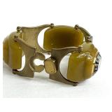 Vintage Fabrice Paris Panel Link Bracelet
