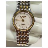 Longines Sapphire Swiss Watch Two-Tone Bracelet