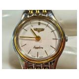 Longines Sapphire Swiss Watch Two-Tone Bracelet